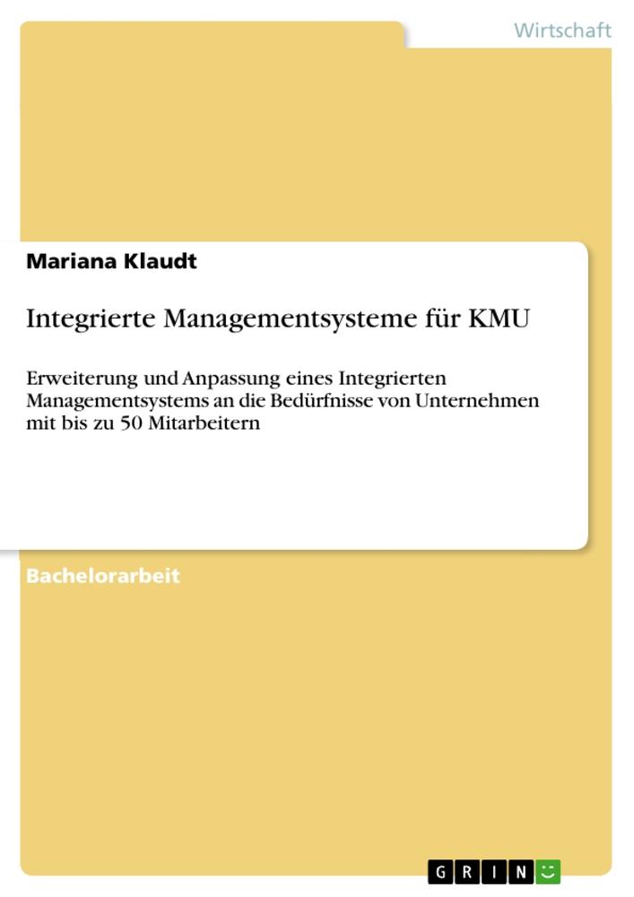 Integrierte Managementsysteme für KMU