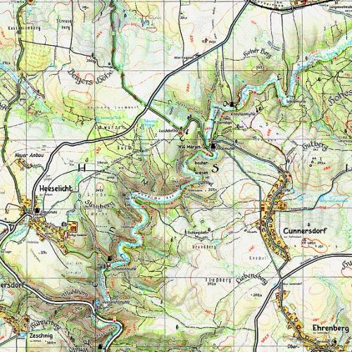 Stolpen und das Stolpener Land 1 : 20 000