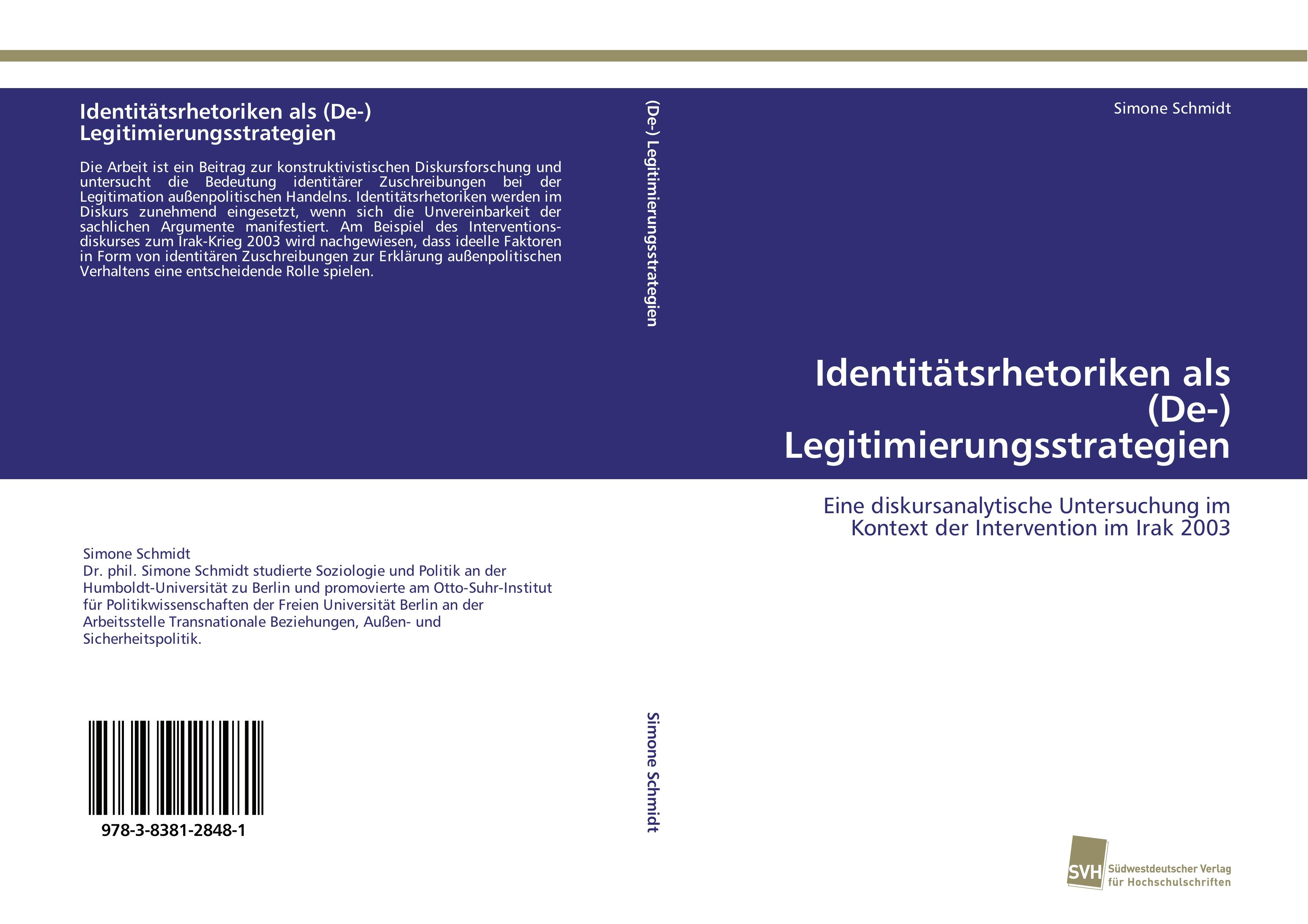 Identitätsrhetoriken als (De-) Legitimierungsstrategien