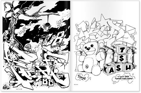 Graffiti Coloring Book 3: International Styles