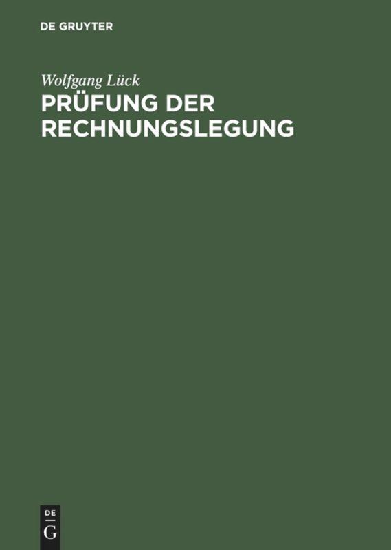 Prüfung der Rechnungslegung