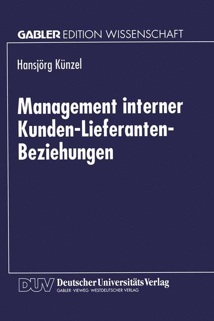 Management interner Kunden-Lieferanten-Beziehungen