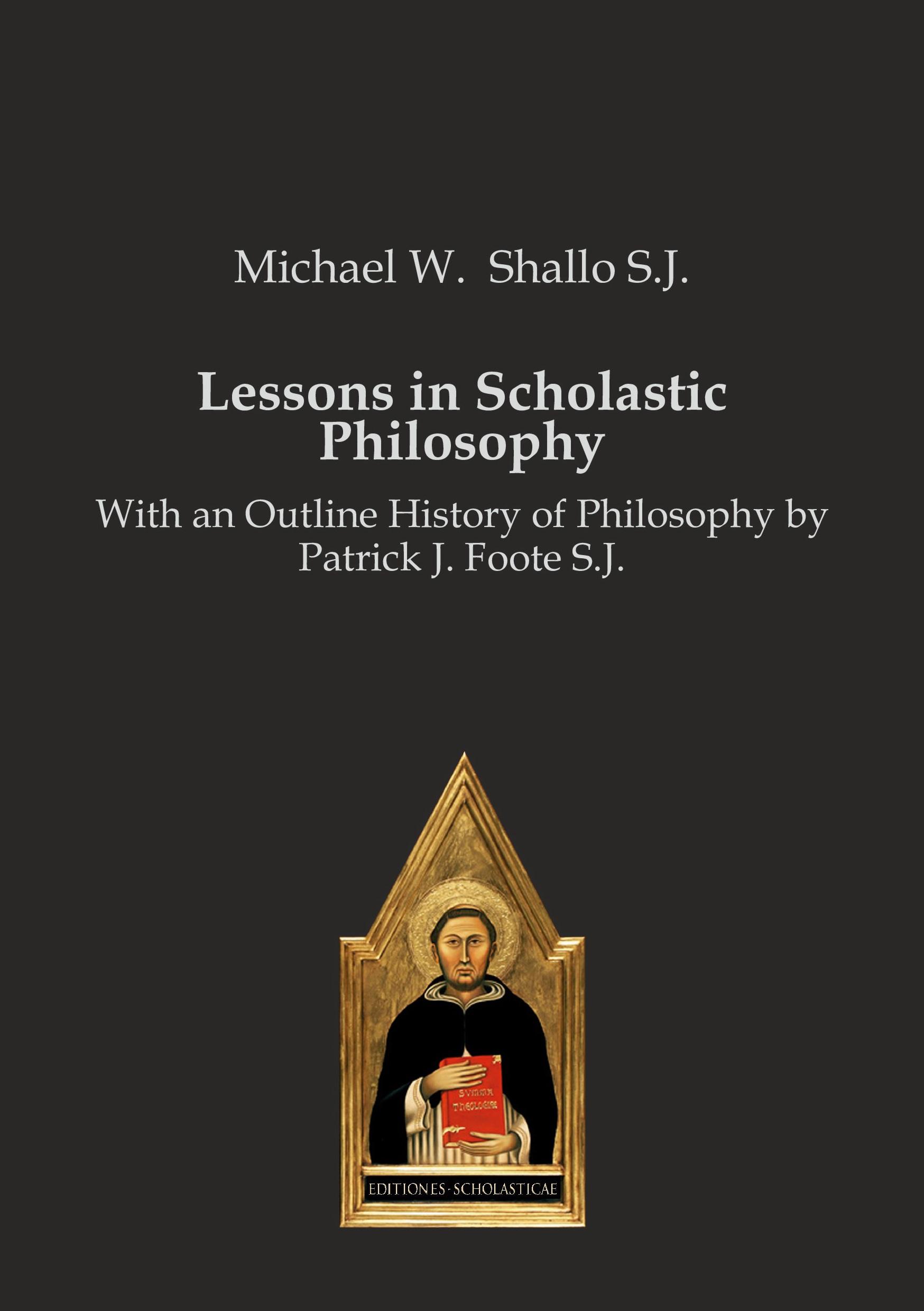 Lessons in Scholastic Philosophy