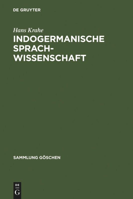 Indogermanische Sprachwissenschaft