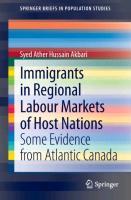 Immigrants in Regional Labour Markets of Host Nations