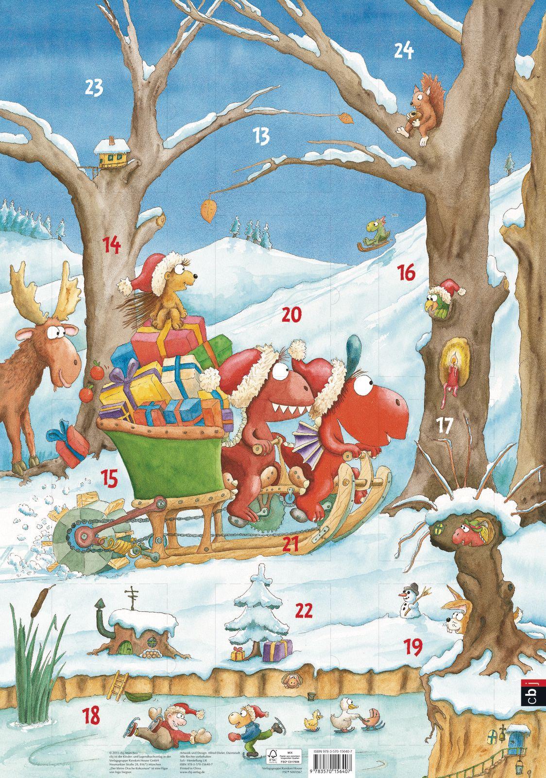 Der kleine Drache Kokosnuss Adventskalender