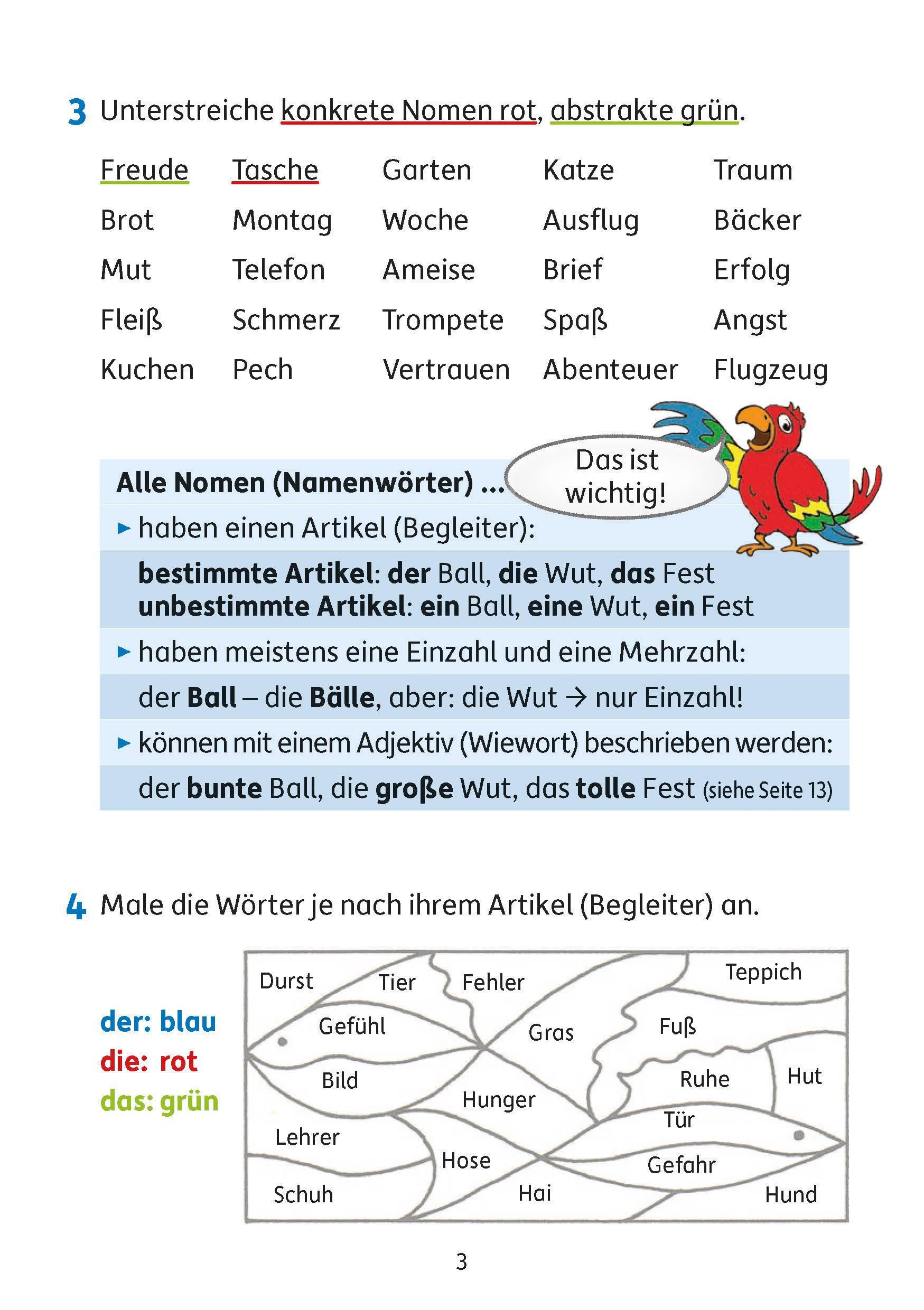 Grammatik 3. Klasse