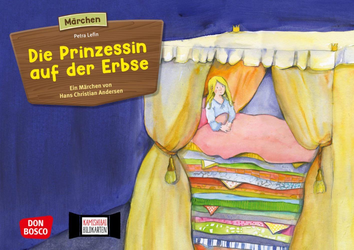 Die Prinzessin auf der Erbse. Kamishibai Bildkartenset.