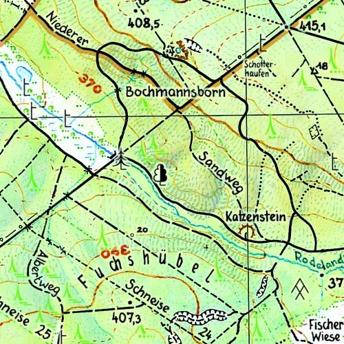 Tharandter Wald 1 : 20 000