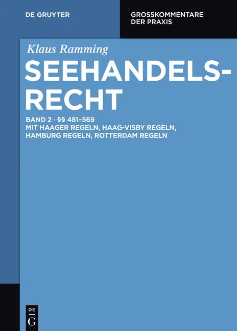 Seehandelsrecht §§ 481 - 569