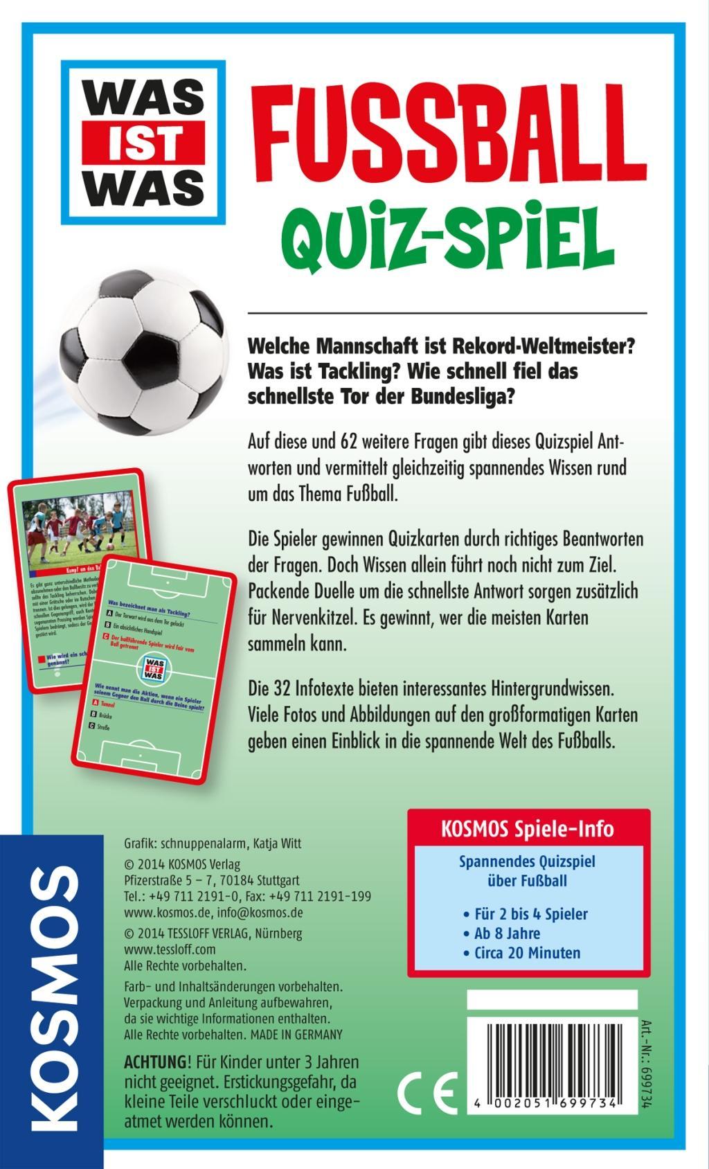 Was ist Was Fußball Quiz-Spiel