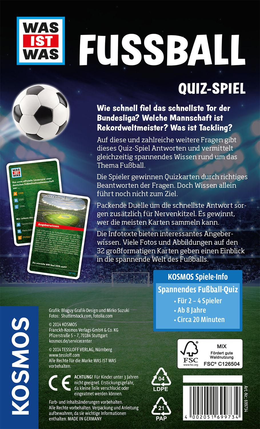 Was ist Was Fußball Quiz-Spiel