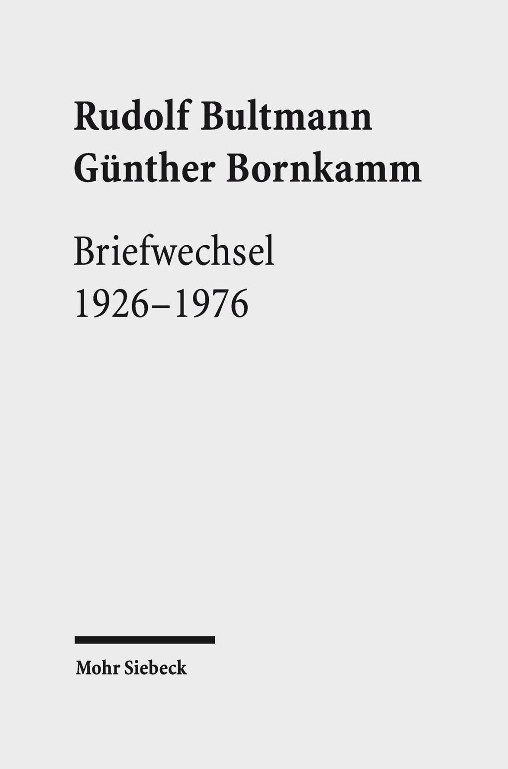 Briefwechsel 1926-1976