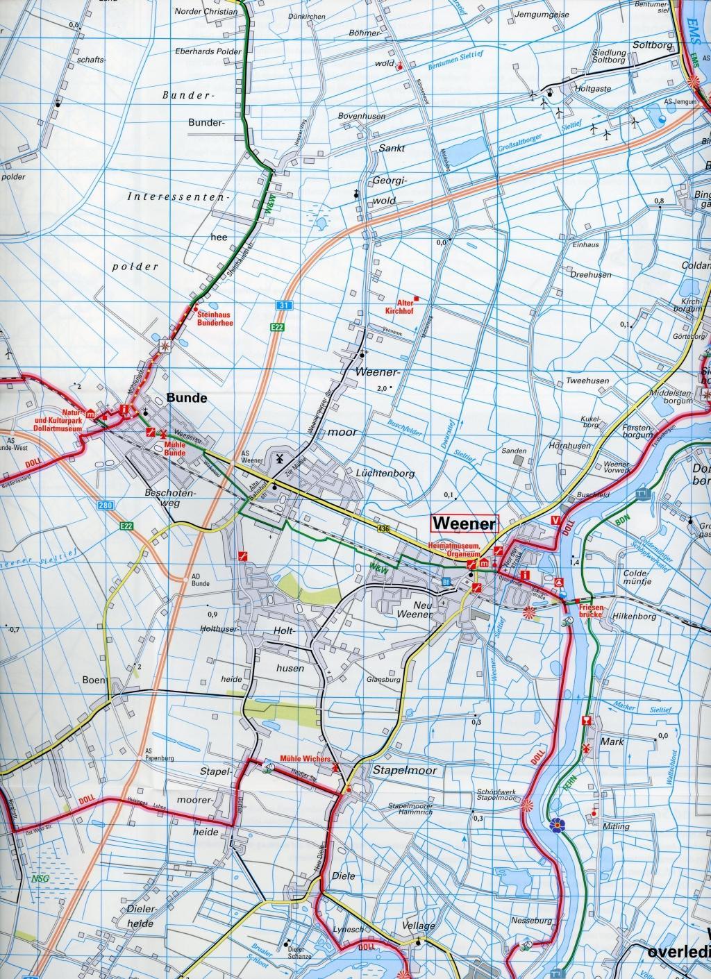 Internationale Dollard Route 1 : 50.000