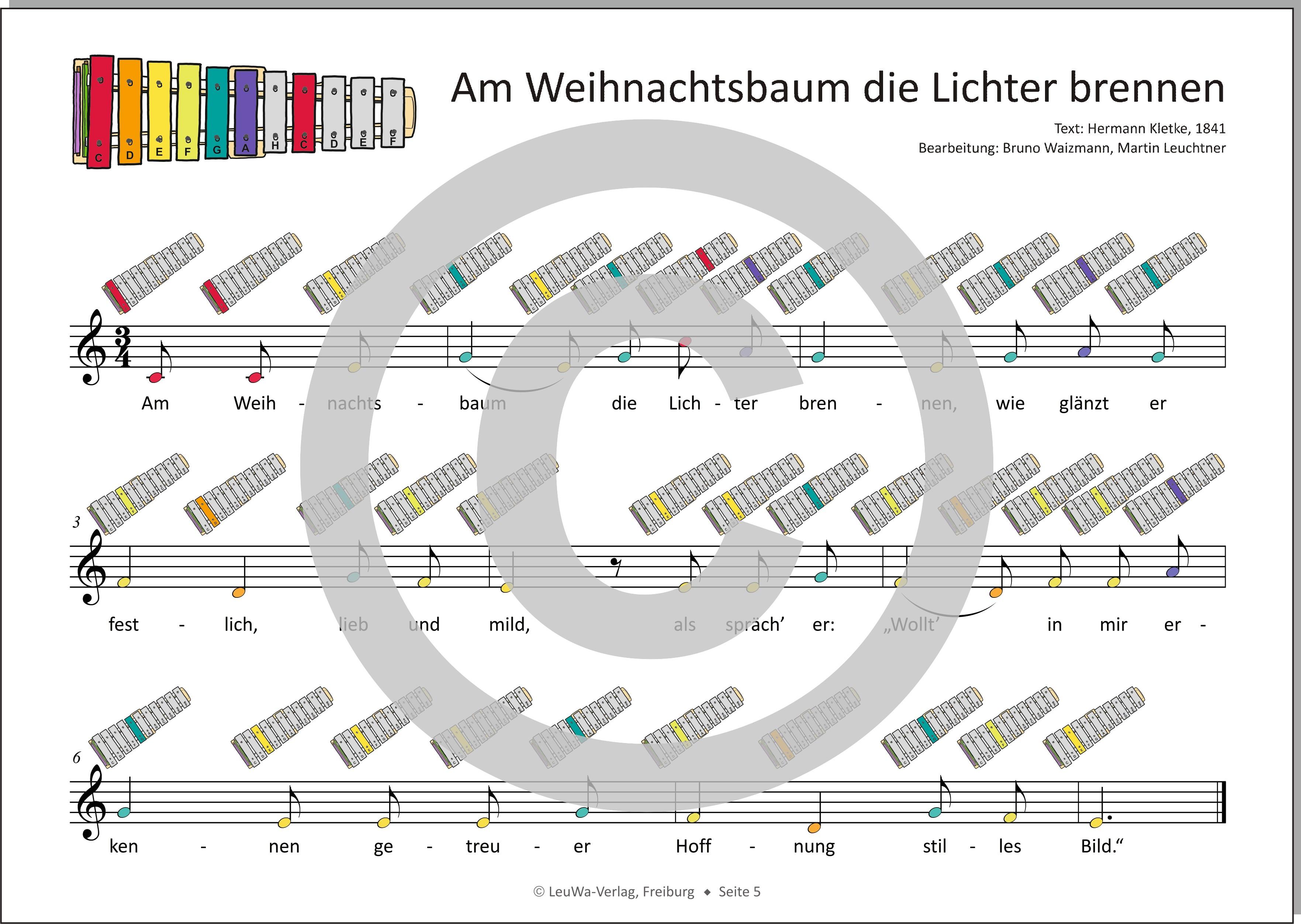 Einfacher!-Geht-Nicht: 24 Weihnachtslieder für das SONOR BWG Boomwhackers Glockenspiel mit CD