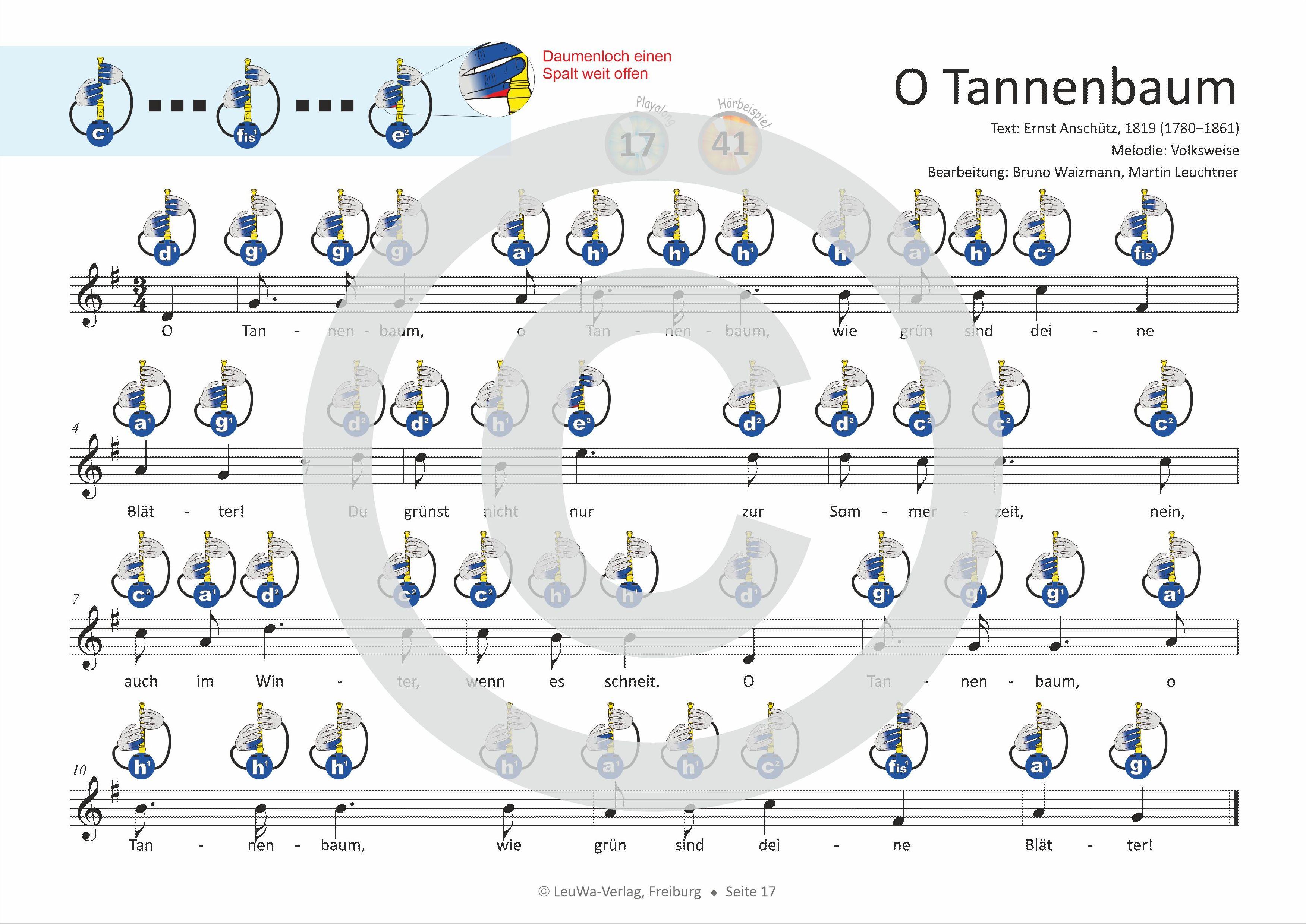 Einfacher!-Geht-Nicht: 24 Weihnachtslieder für Sopran-Blockflöte (Barocke Griffweise) mit CD