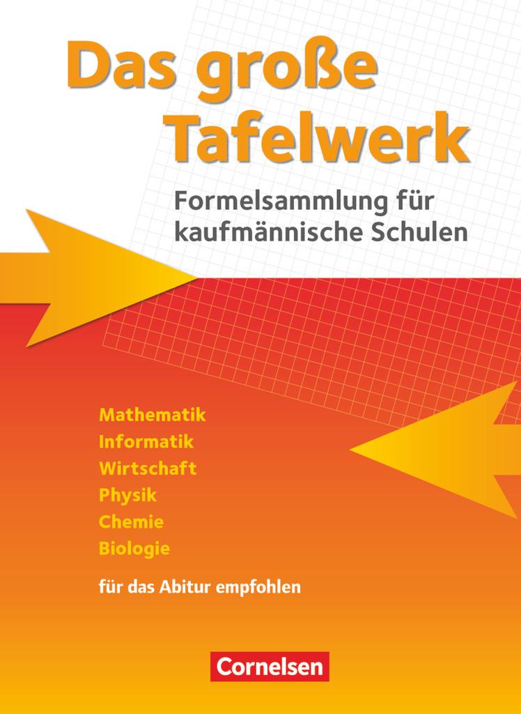 Das große Tafelwerk für kaufmännische Schulen. Schülerbuch