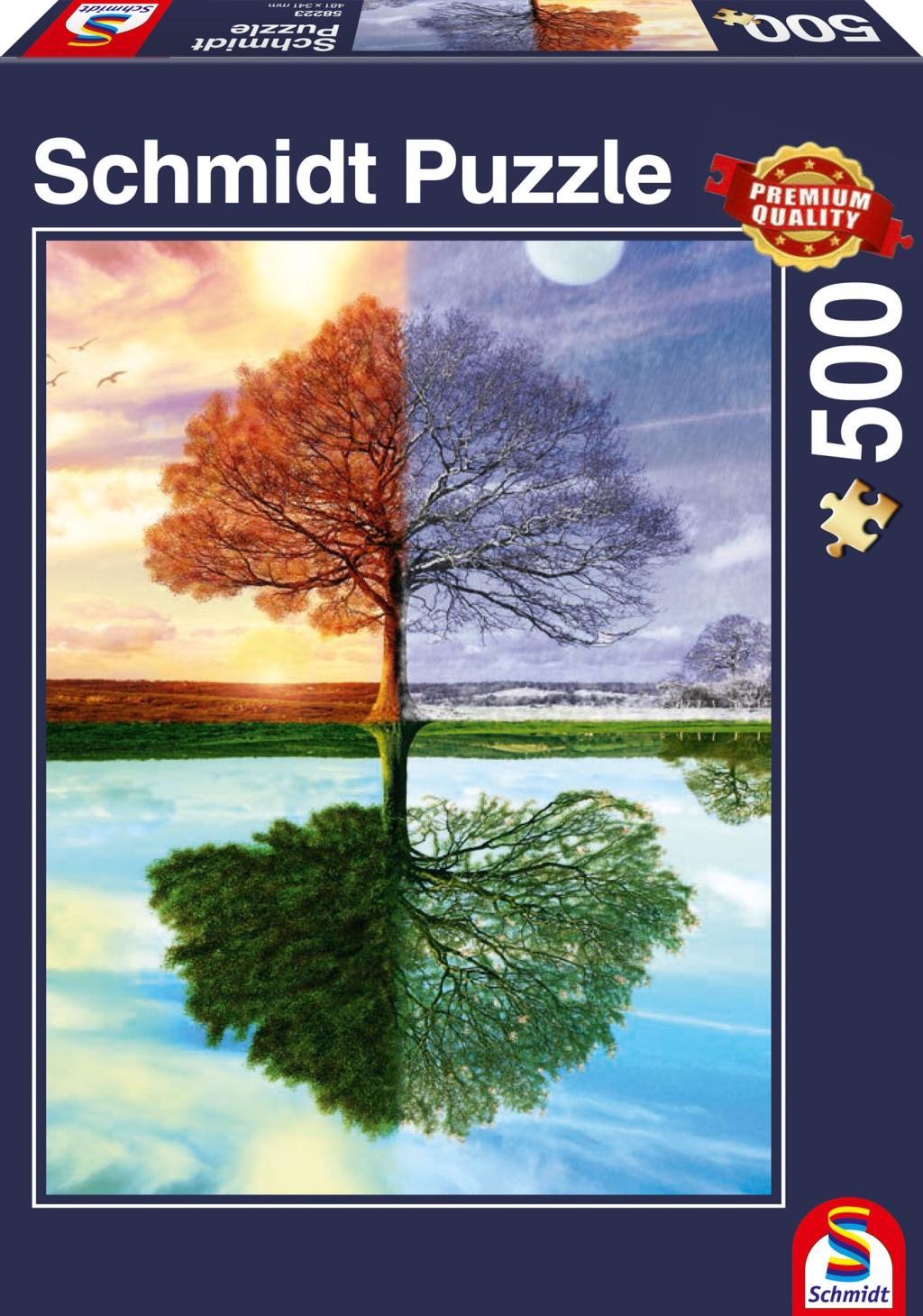 Jahreszeiten-Baum. Puzzle 500 Teile