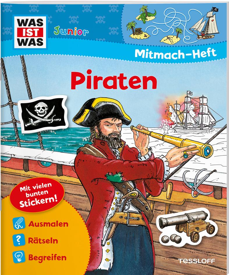 WAS IST WAS Junior Mitmach-Heft Piraten