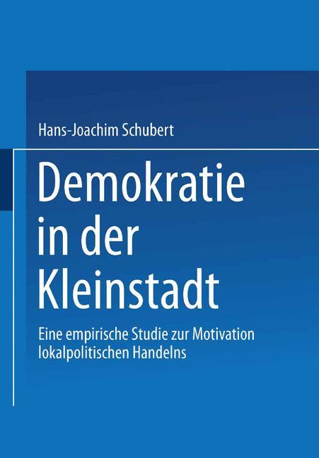 Demokratie in der Kleinstadt