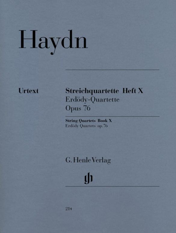 Haydn, Joseph - Streichquartette Heft X op. 76 (Erdödy-Quartette)