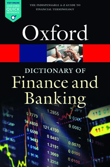 A Dictionary of Finance and Banking