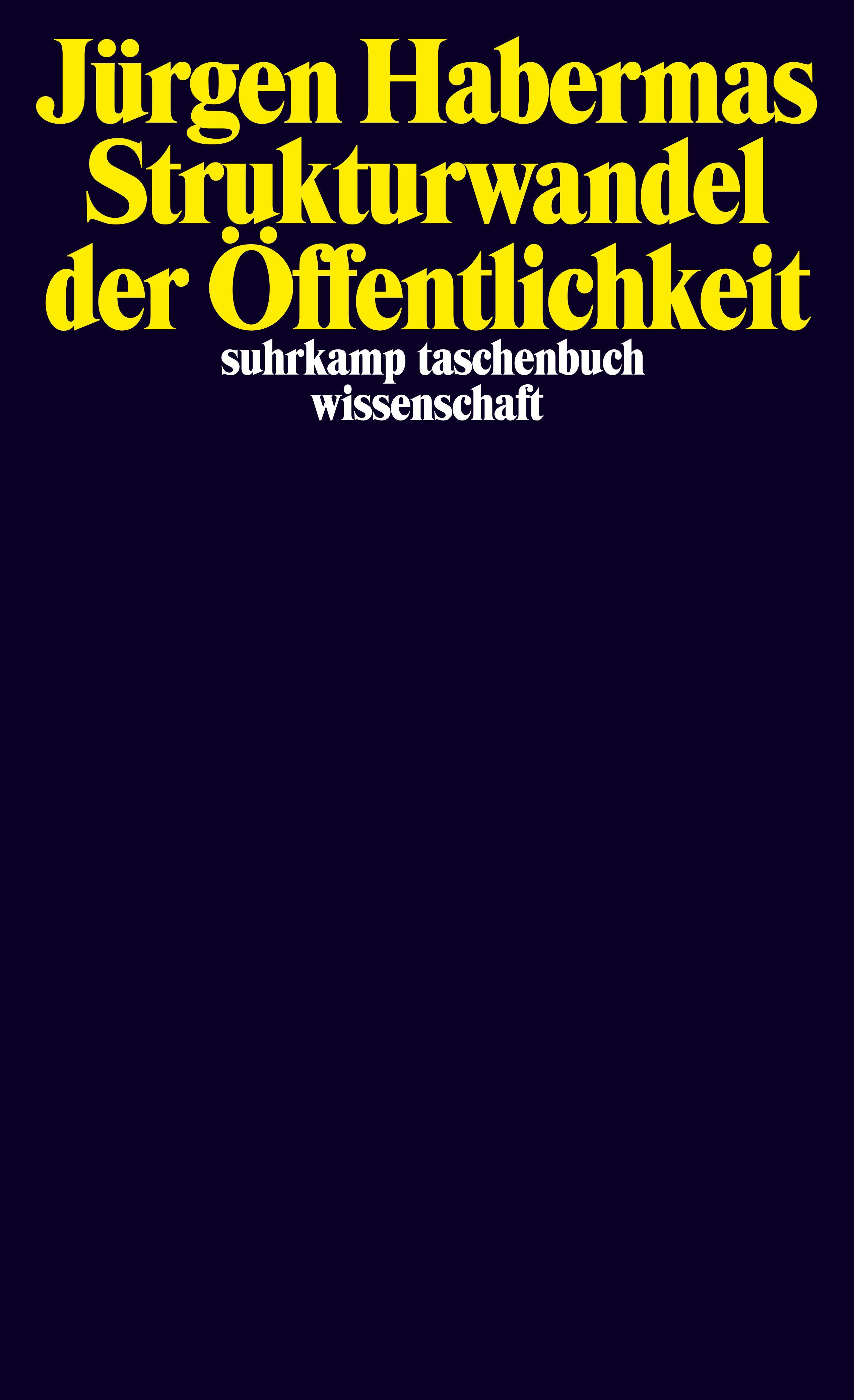 Strukturwandel der Öffentlichkeit