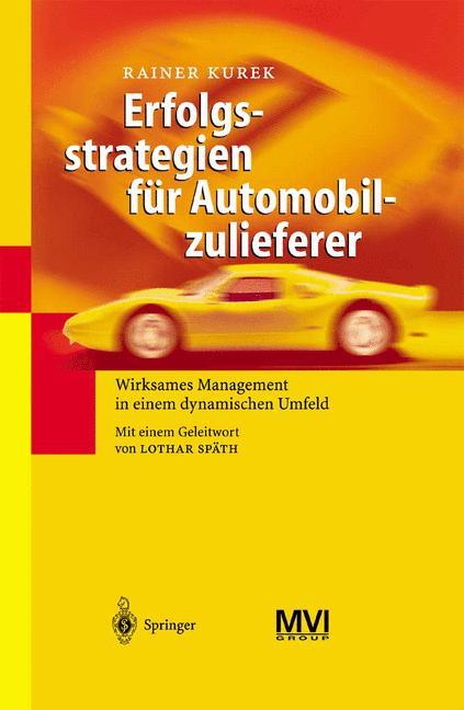 Erfolgsstrategien für Automobilzulieferer