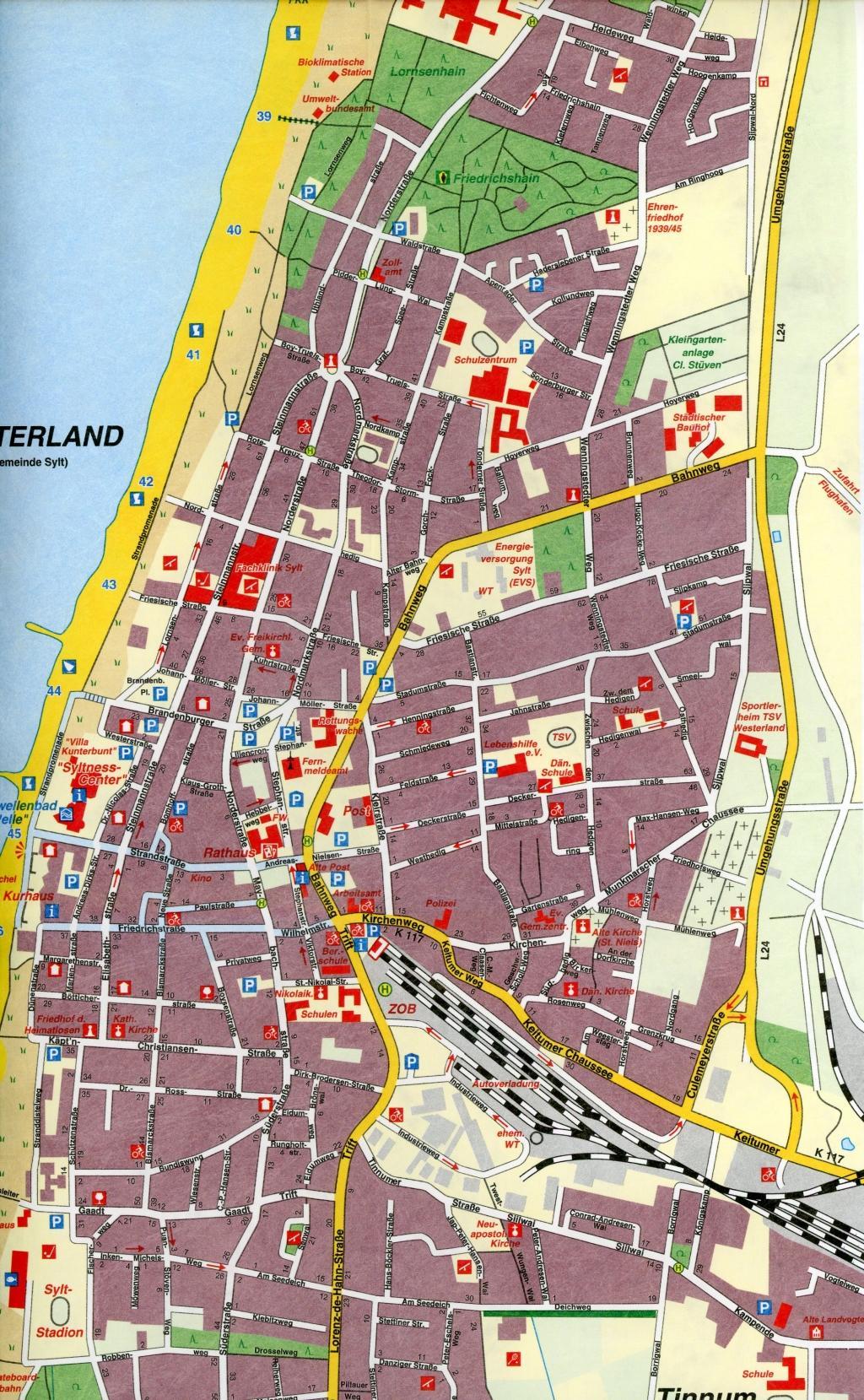 Insel Sylt 1 : 25 000