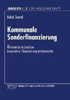 Kommunale Sonderfinanzierung