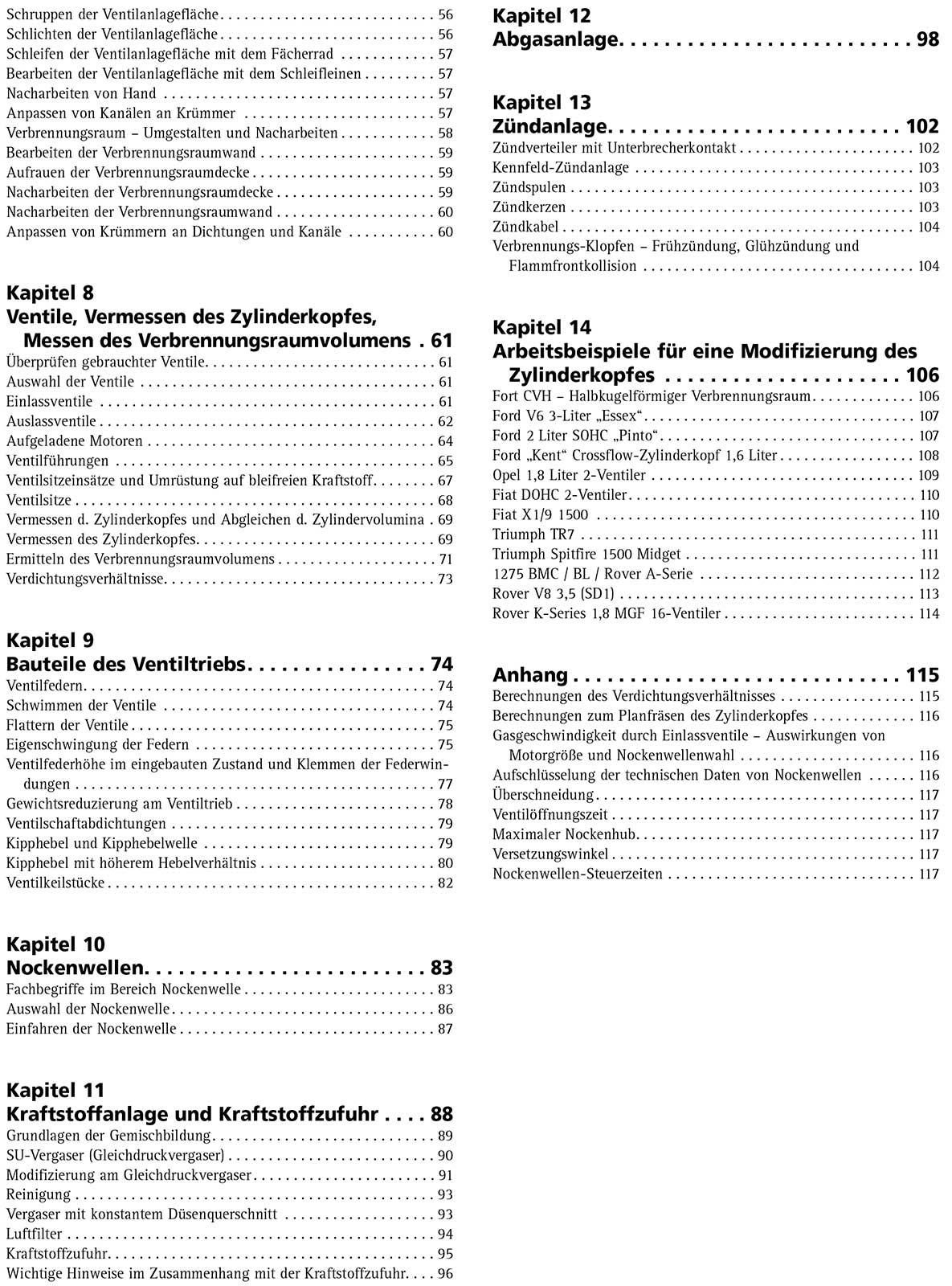 Praxishandbuch Zylinderköpfe