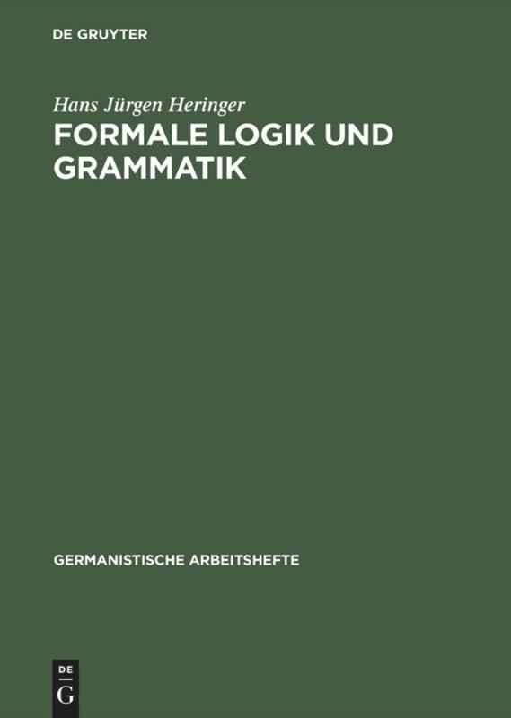 Formale Logik und Grammatik