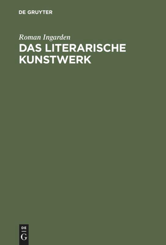 Das literarische Kunstwerk