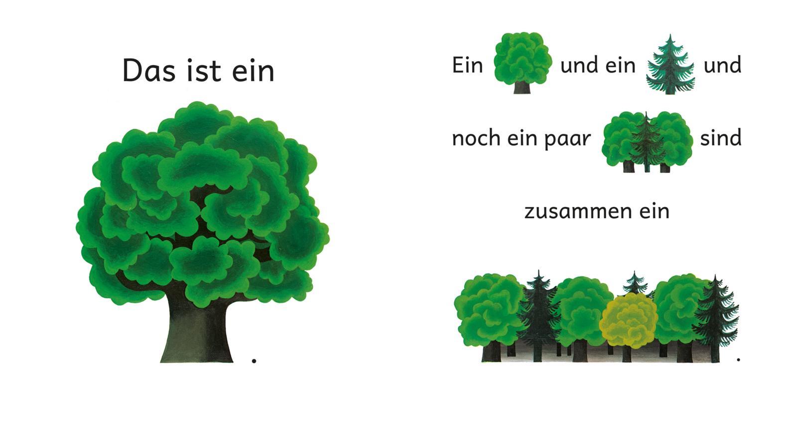 Pony, Bär und Apfelbaum