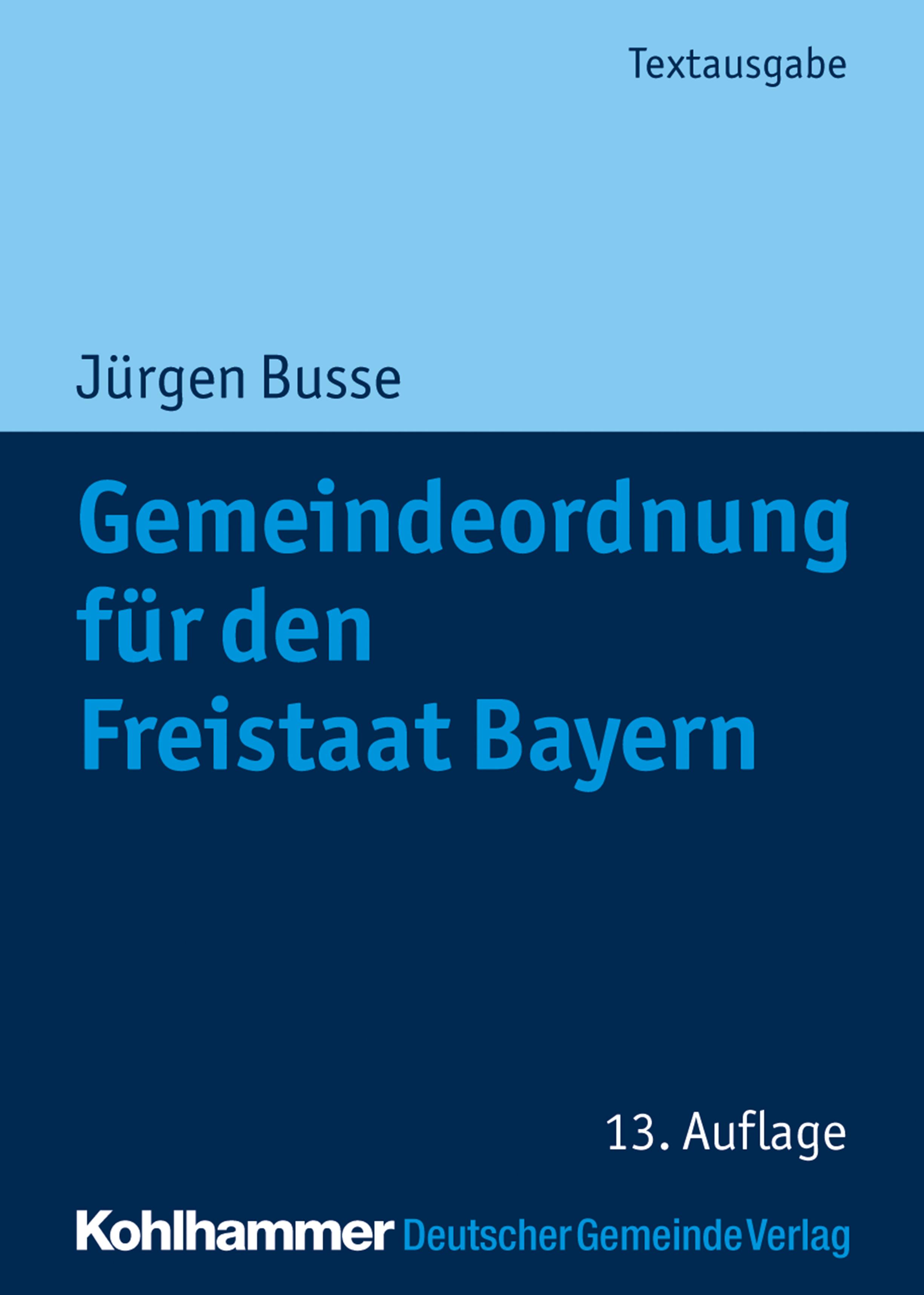 Gemeindeordnung für den Freistaat Bayern