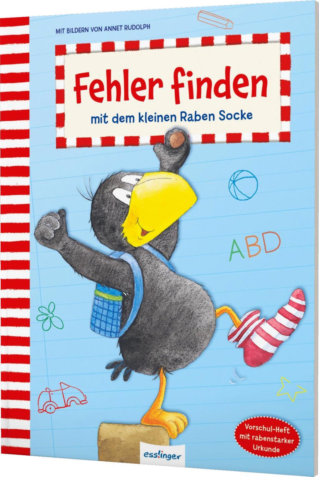 Der kleine Rabe Socke: Fehler finden mit dem kleinen Raben Socke