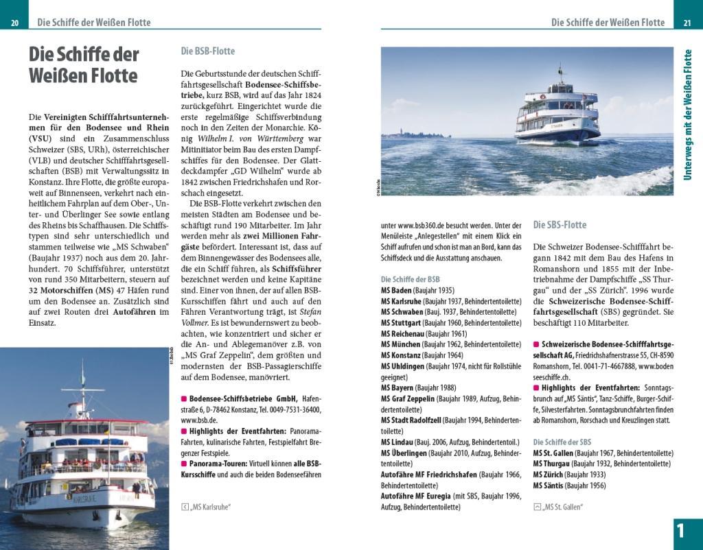 Reise Know-How Reiseführer Bodensee per Schiff : Unterwegs mit der Weißen Flotte