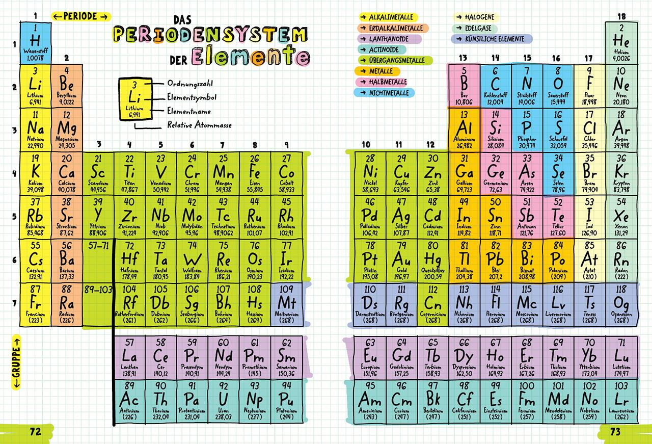 Big Fat Notebook - Alles, was du für Physik, Chemie und Bio brauchst - Das geballte Wissen von der 5. bis zur 9. Klasse. Mit Bonuswissen: Erdkunde