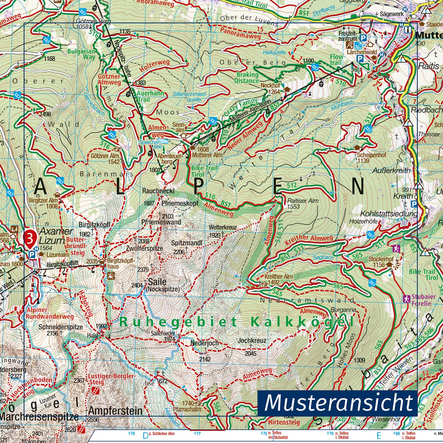 KOMPASS Wanderkarte 67 Lungau, Radstädter Tauern, Maltatal 1:40.000