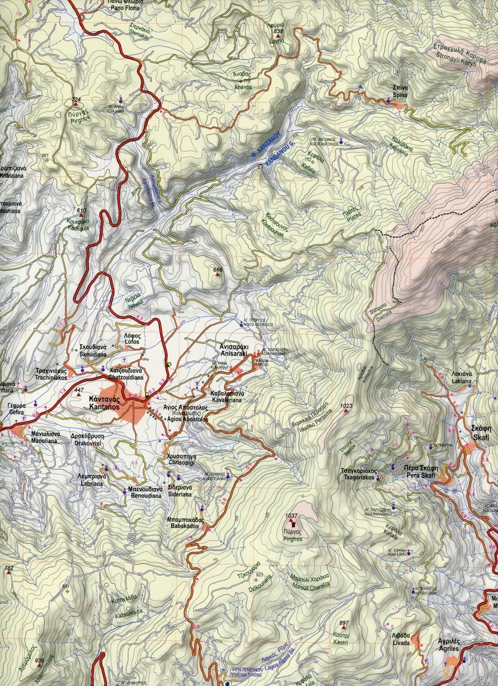 Topografische Bergwanderkarte 11.13. Kreta - Griechenland. Samaria - Sougia 1 : 30 000