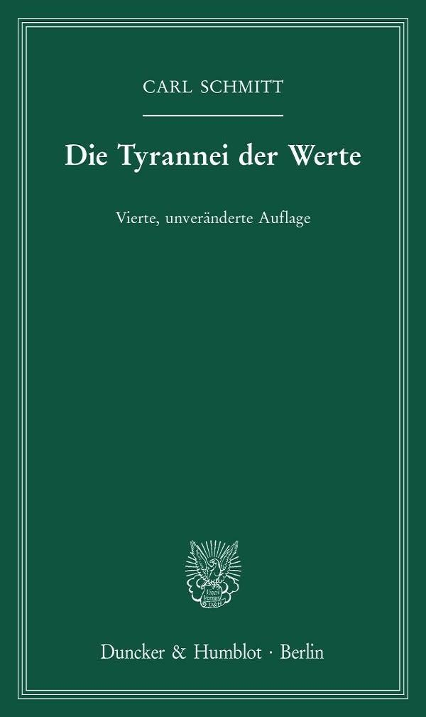 Die Tyrannei der Werte.