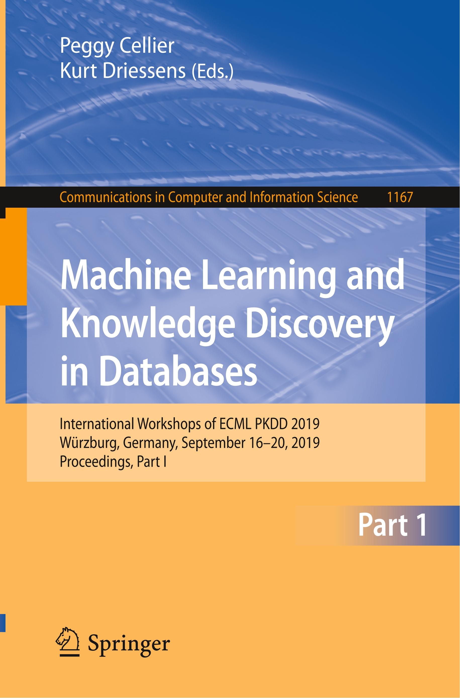 Machine Learning and Knowledge Discovery in Databases