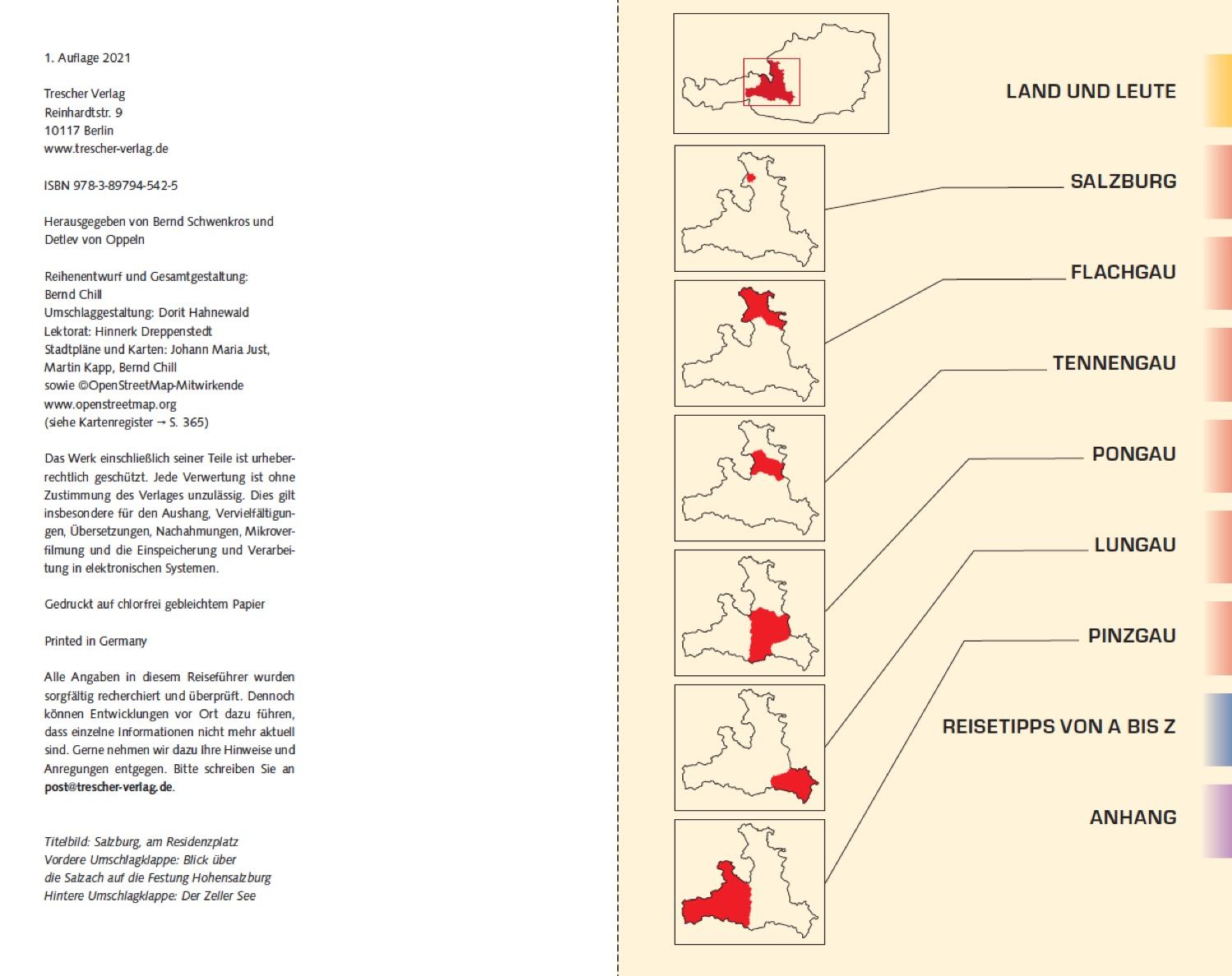 TRESCHER Reiseführer Salzburg und Salzburger Land