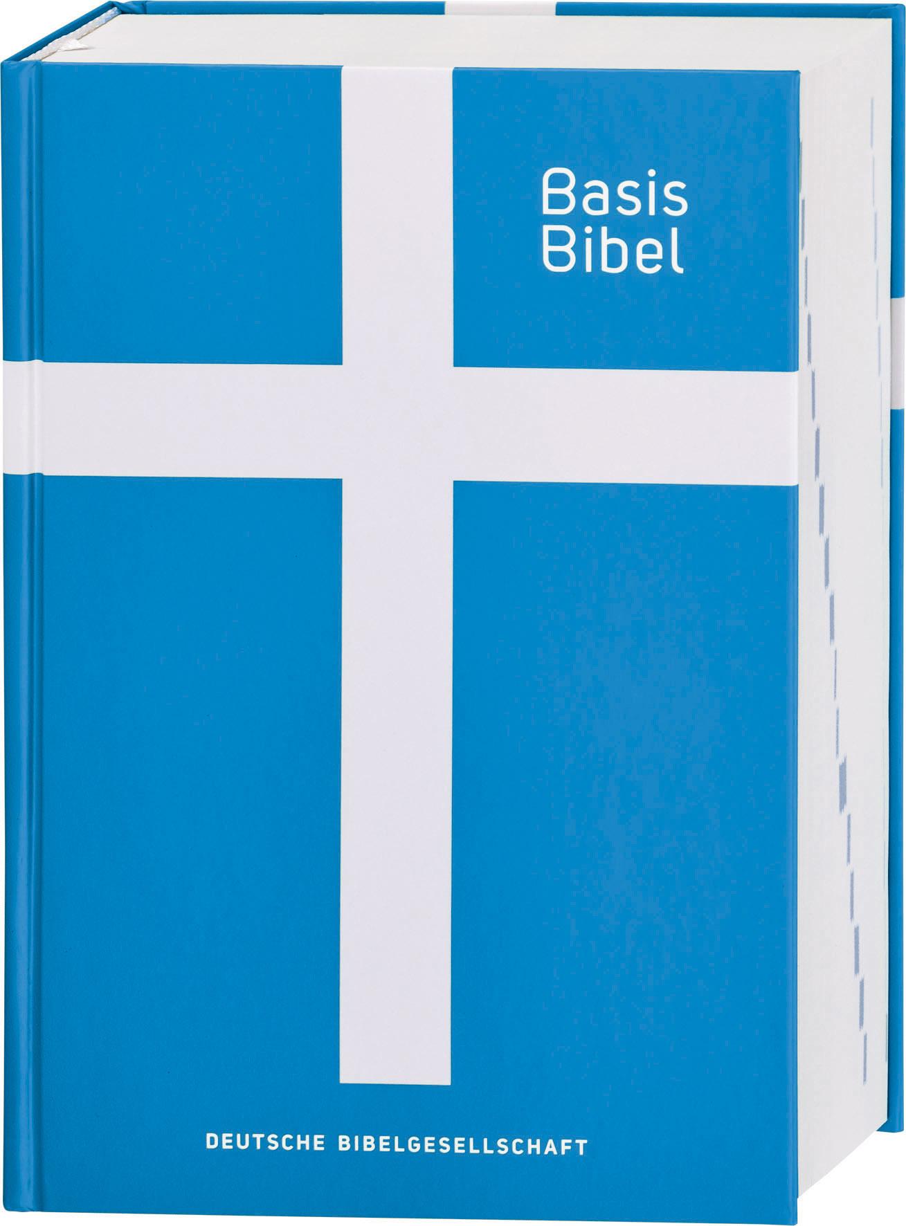 Basisbibel. Die Kompakte. Blau. Der moderne Bibel-Standard: neue Bibelübersetzung des AT und NT nach den Urtexten mit umfangreichen Erklärungen. Leicht lesbares Layout. In 3 modernen Farben erhältlich.