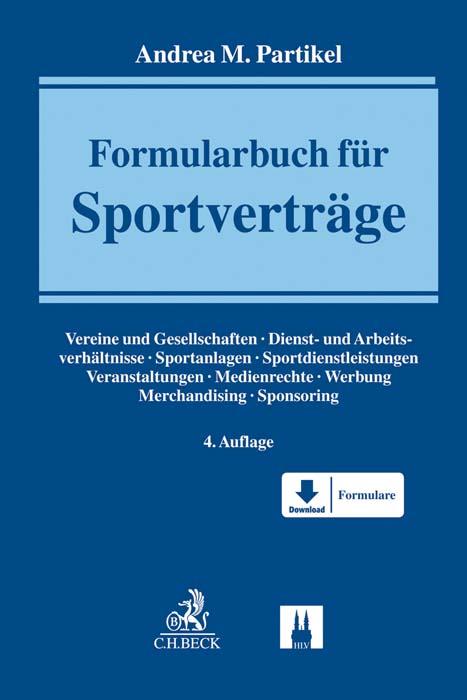 Formularbuch für Sportverträge