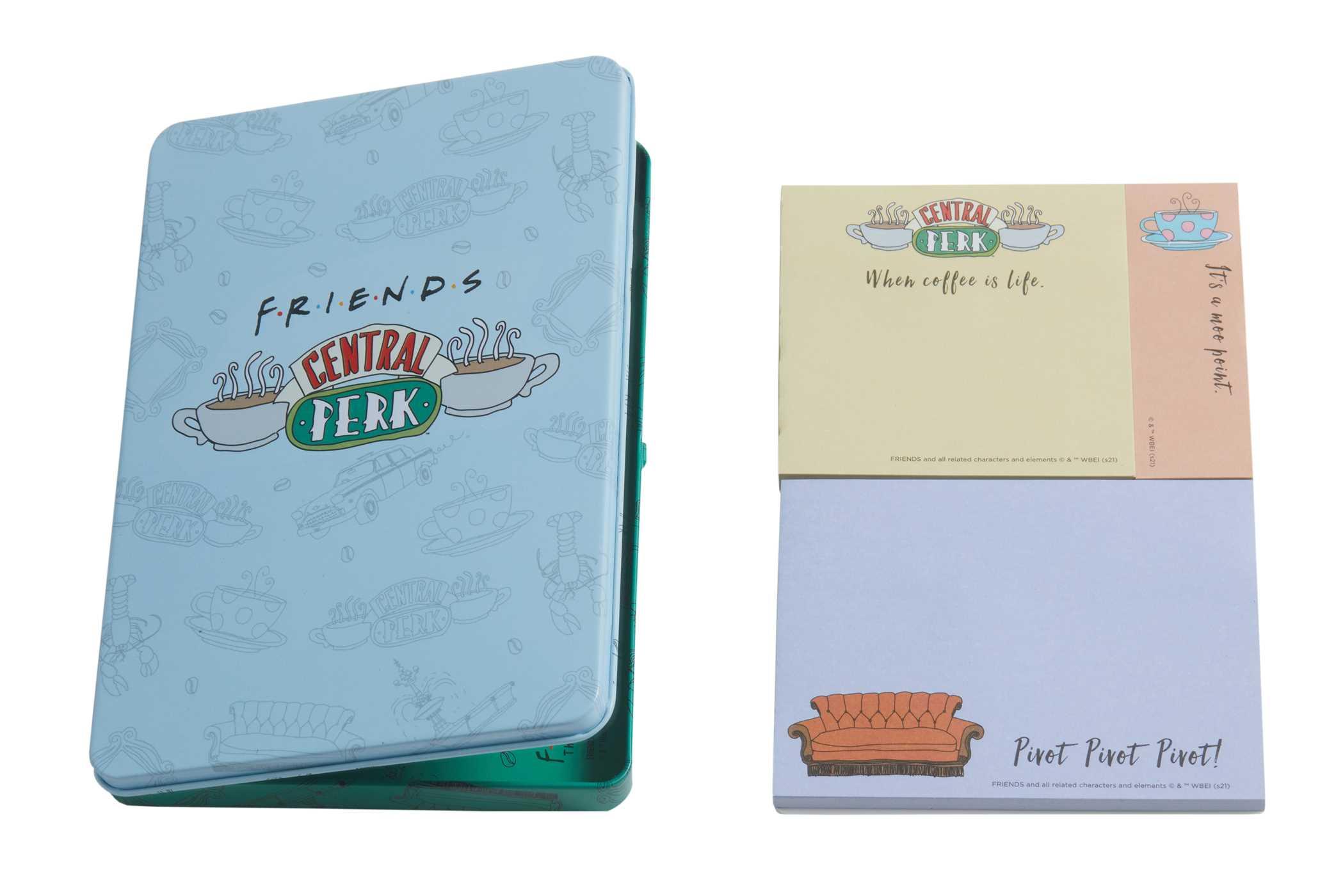 Friends: Central Perk Sticky Note Tin Set