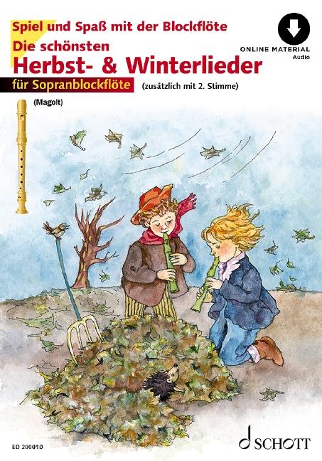 Die schönsten Herbst- und Winterlieder + Online Material