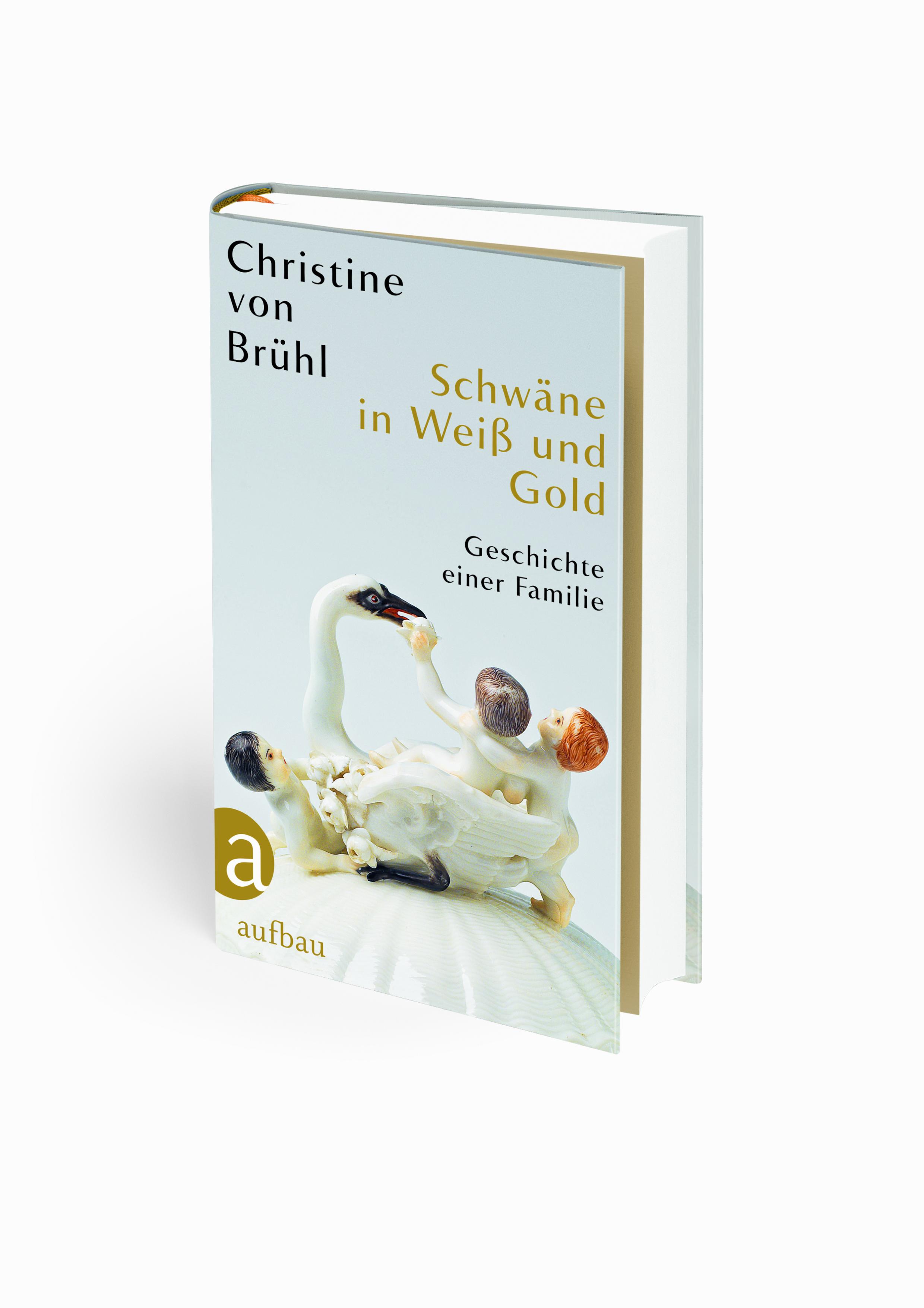 Schwäne in Weiß und Gold