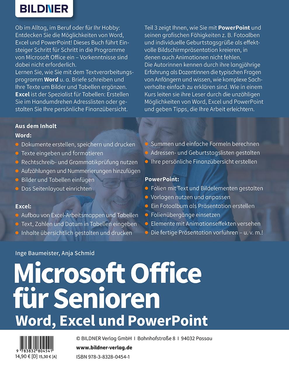 Microsoft Office für Senioren - Word, Excel und PowerPoint