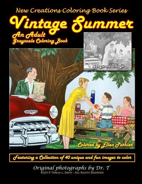 New Creations Coloring Book Series: Vintage Summer